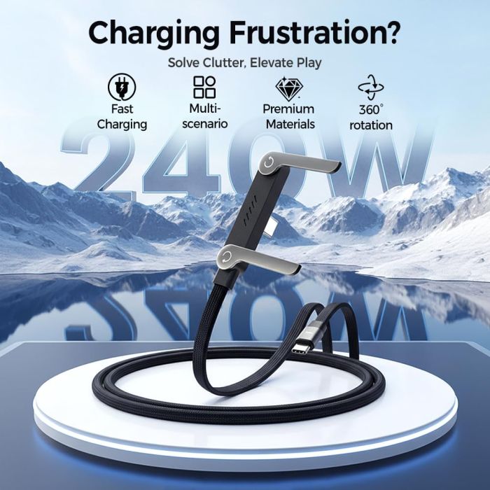 2-in-1 Stand Charging Cable